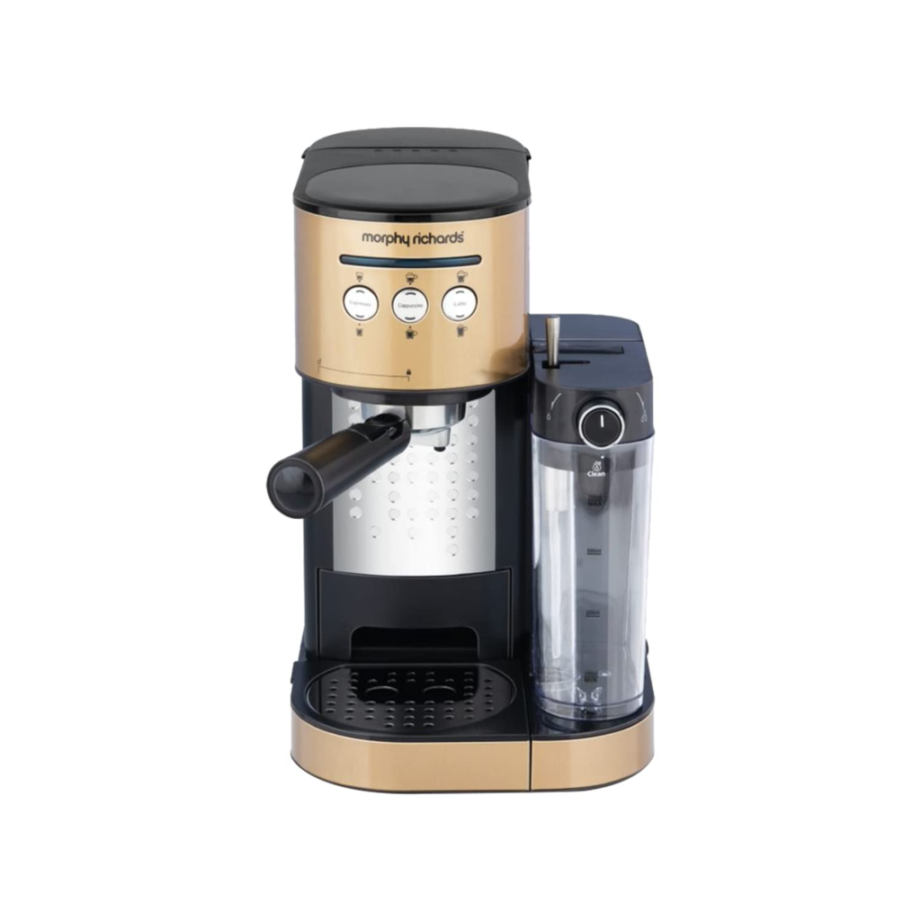 Morphy Richards Kaffeto 1350 W Milk Frother and Coffeemaker